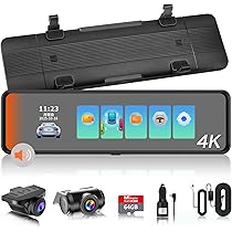 超美品 4Kミラー型ドライブレコーダー AC309 BSD運転補助 800万画素 4K・BSD/ADAS/LCA運転補助】ドライブレコーダー ミラー800万画素